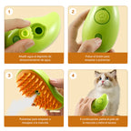 CEPILLO LIMPIADOR A VAPOR PARA MASCOTAS 🐾 | Elimina Pelo, Suciedad y Bacterias — Baño Rápido y Sin Estrés
